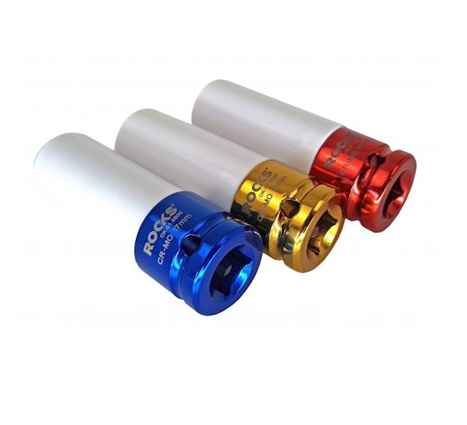 Zestaw nasadek do alu.felg 3szt.