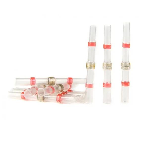 Złącze lutownicze hermetyczne 2,7mm. /RED,10cz/