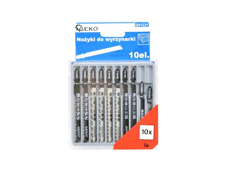 Nożyki do wyrzynarki 10el.