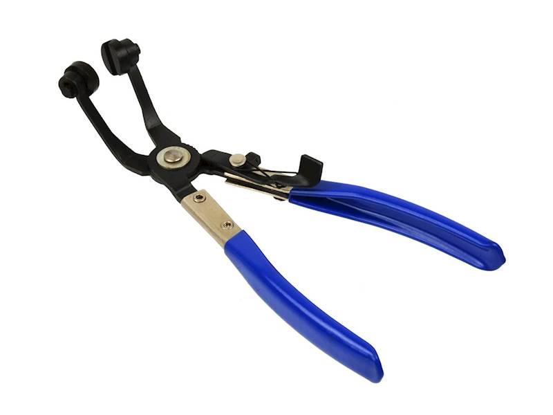 Szczypce do opasek taśmowych wygięte