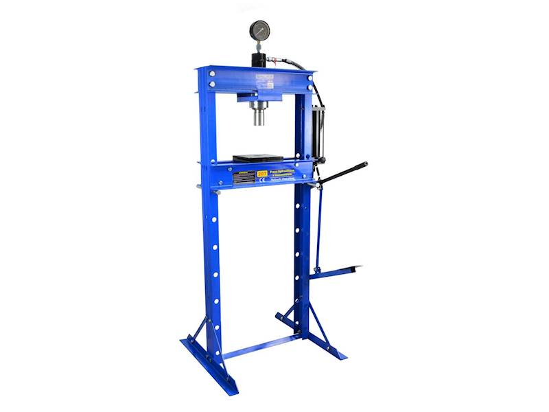 Prasa hydraul. 20T z manometrem z pompą /nożna/