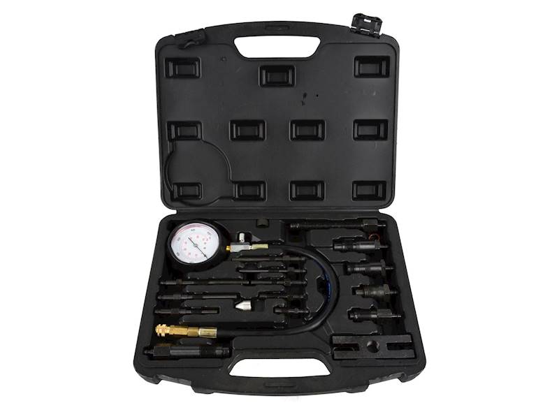 Próbnik ciśnienia sprężania diesel 17 adapterów