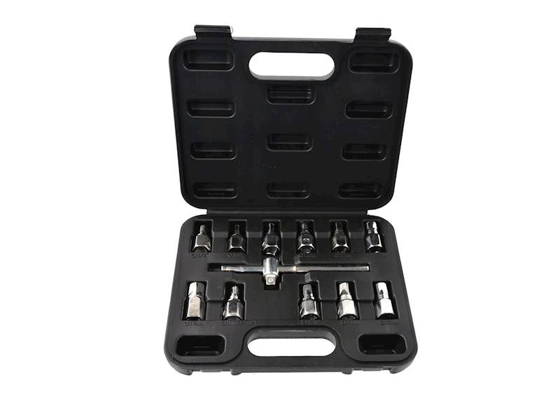 Zestaw kluczy do korków oleju 12cz.
