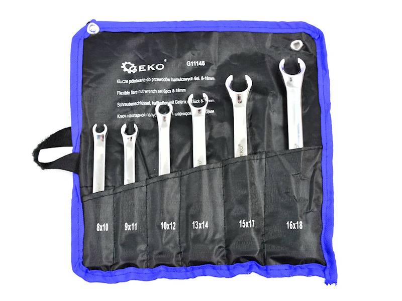 Klucz do przewodów hamulcowych 6cz.8-18mm