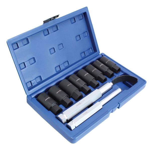 Klucze nasadowe do demontażu śrub zabezpieczającyc