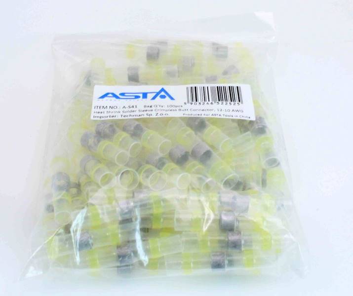 Złącze termokurczliwe z cyną op. 100szt.