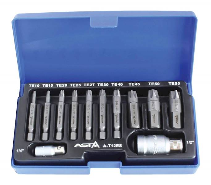 Zestaw bitów torx do wykręcania śrub 1/4" 1/2"