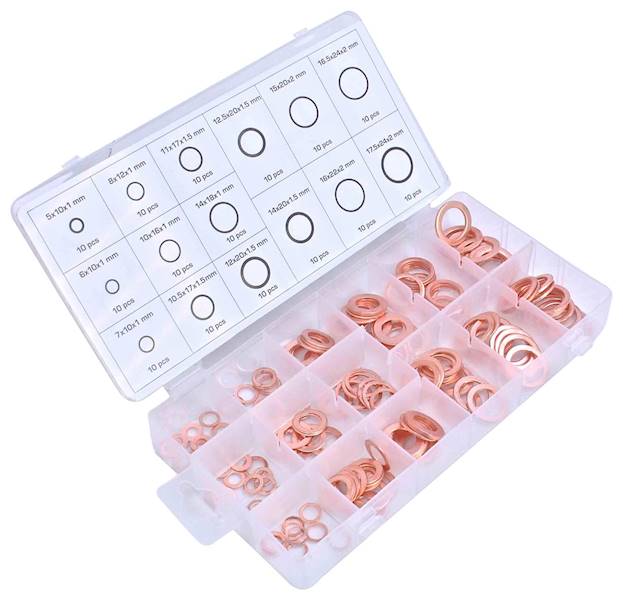 Podkładki miedziane - 150szt. 