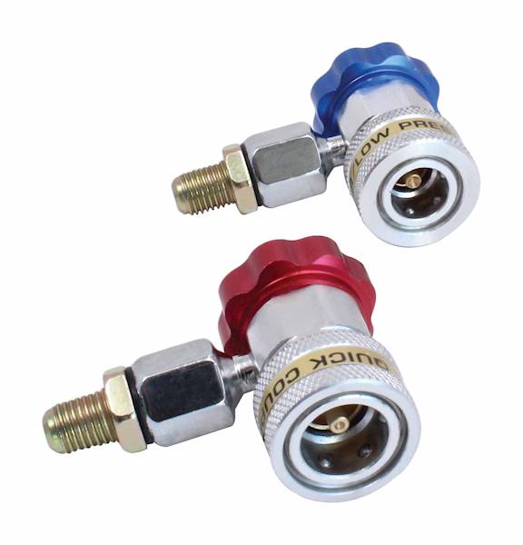 Złącza serwisowe 90st. do klimatyzacji  R134