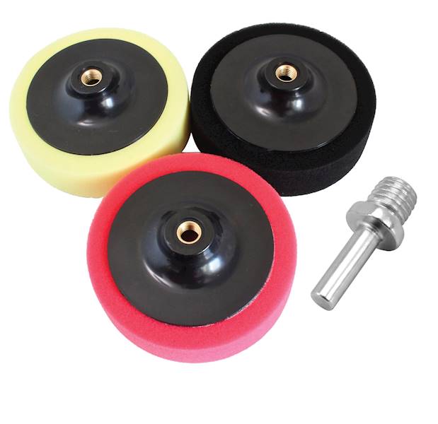 Gąbki polerskie 150mm 3szt. 