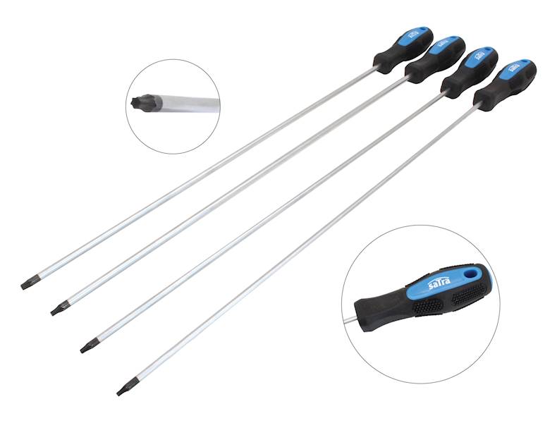 Wkrętaki TORX super długie 4szt.