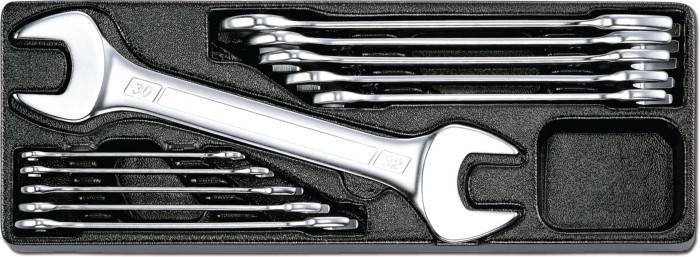 WKŁAD- Zestaw kluczy płaskich 11 el. 