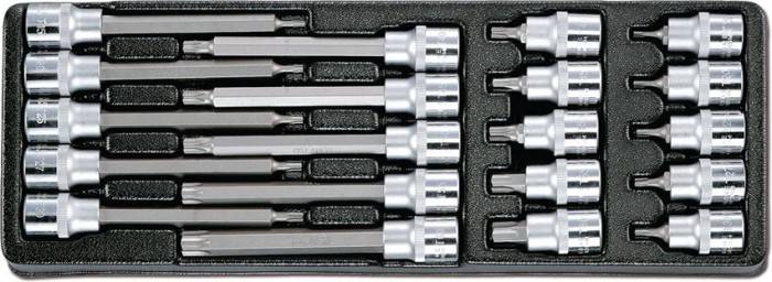 WKŁAD-Zestaw nasadek 1/2" z końcówką TORX