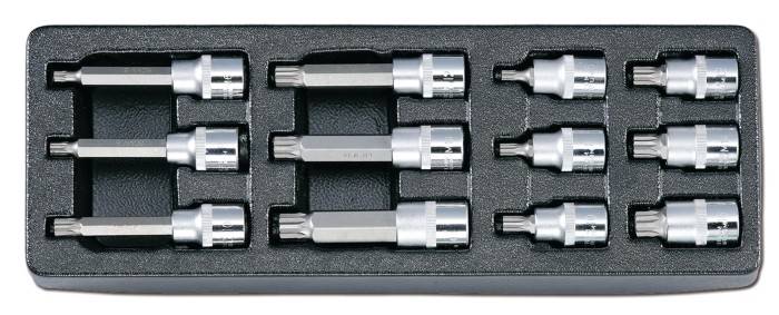 WKŁAD-Zestaw nasadek 1/2" z końcówką SPLINE