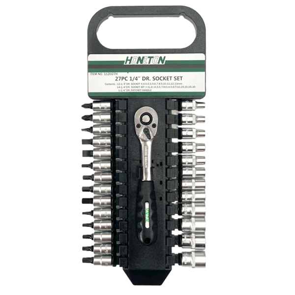 Kpl. 27cz.HONITON 1/4",4-13mm.z grzech.