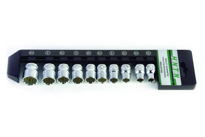 Kpl. 10cz. 3/8" nasadek 9-19cz. HONITON