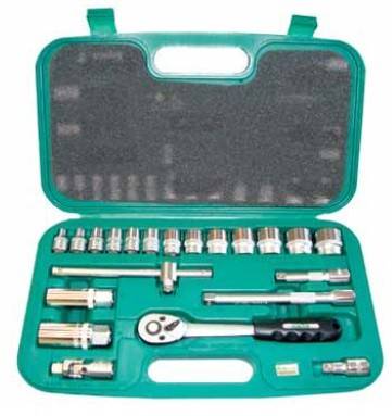 Zestaw narzędzi 3/8" 6-24mm 21 el.