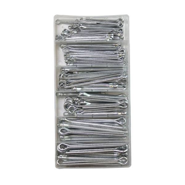 Kpl. zawleczek prostych dużych 144 szt.