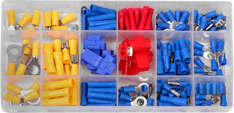 Kpl. końcówek złącz elektr. 160szt.