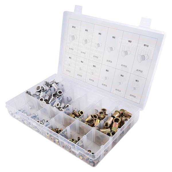 Zestaw nitonakrętek 300szt.