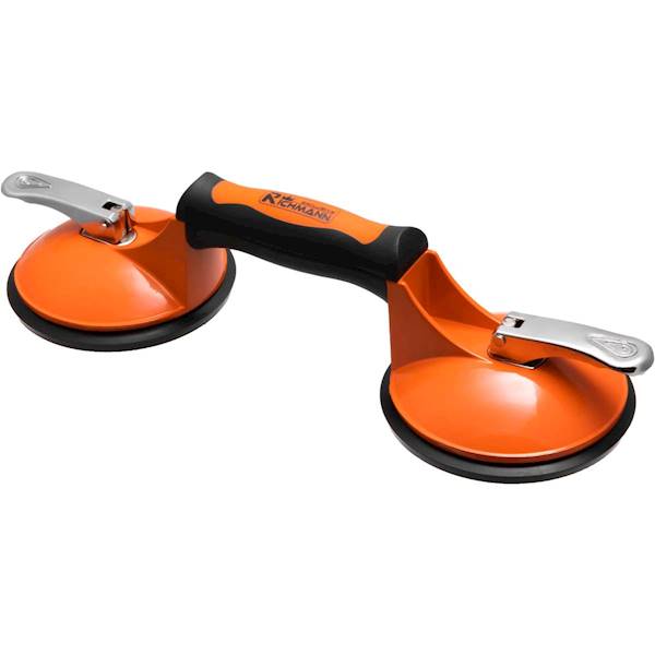 Przyssawka do szyb podwójna 123mm 120kg alu
