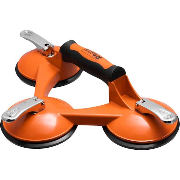 Przyssawka do szyb potrójna 123mm 180kg alum