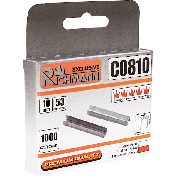 Zszywki 10 mm TYP 53 opak. 1000 szt