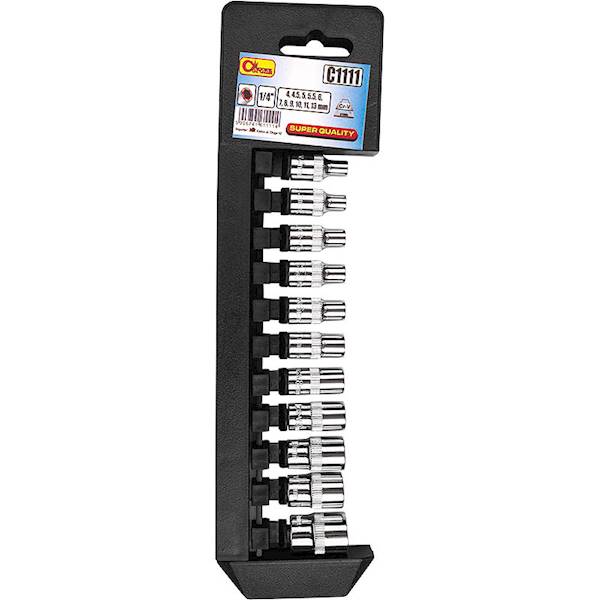 Kpl. 11cz.nasadek 1/4"  4-13mm.   CORONA