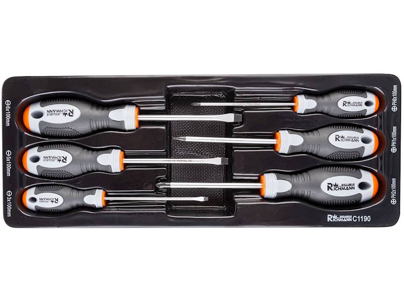 WKŁAD - WKRĘTAKI INDUSTRY 6 ELEM. S2 TAJWAN + TACK