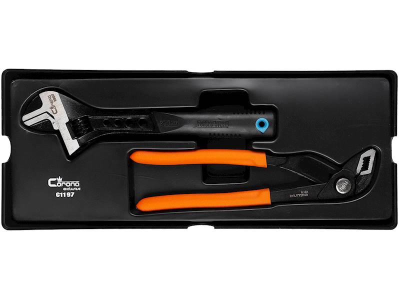 Wkład - Szczypce do rur 2 elem + tacka