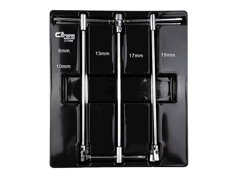 Wkład-klucze nasadowe typ T 5cz.