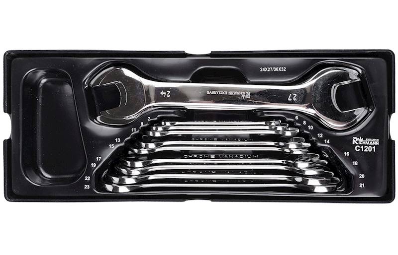 Wkład - klucze płaskie 6-32mm 12cz.