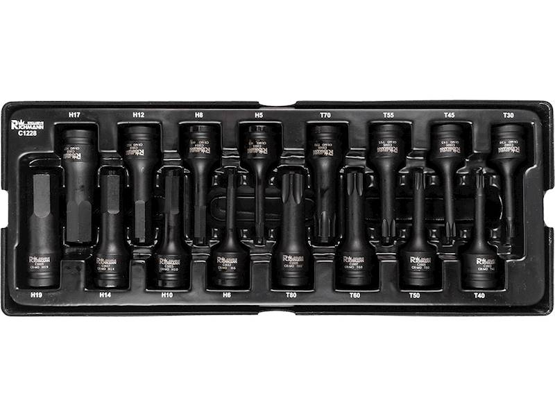 Wkład- nasadki udarowe IMBUS/TORX  1/2"