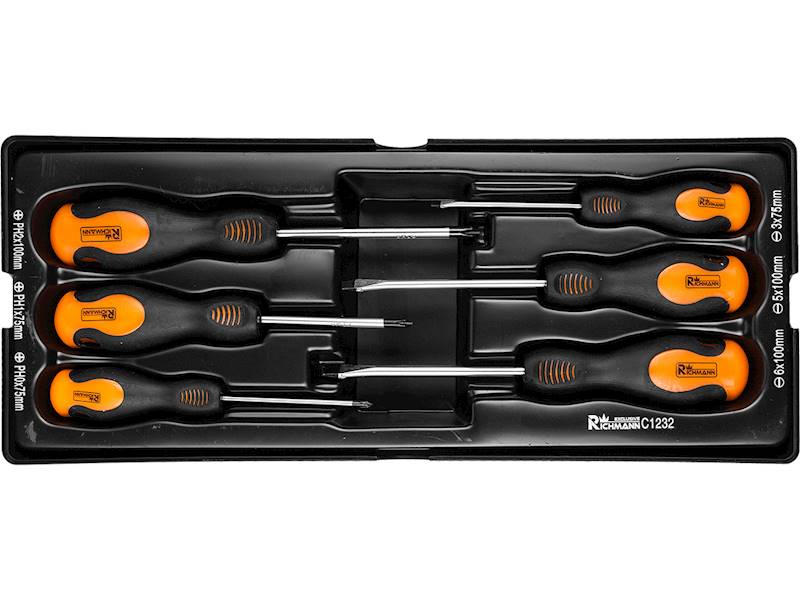 Wkład-wkrętaki 6cz.