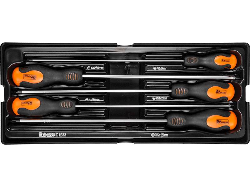 Wkrętaki długie 5 elementów CORONA