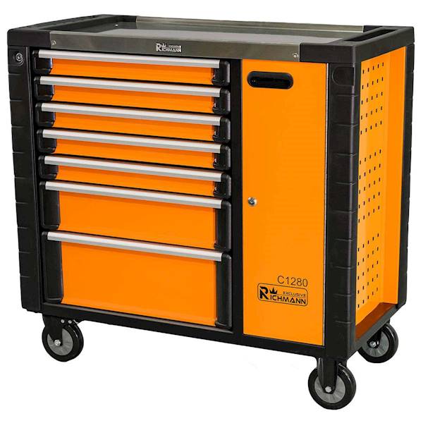 Wózek warsztatowy szeroki z drzwiczkami RICHMANN