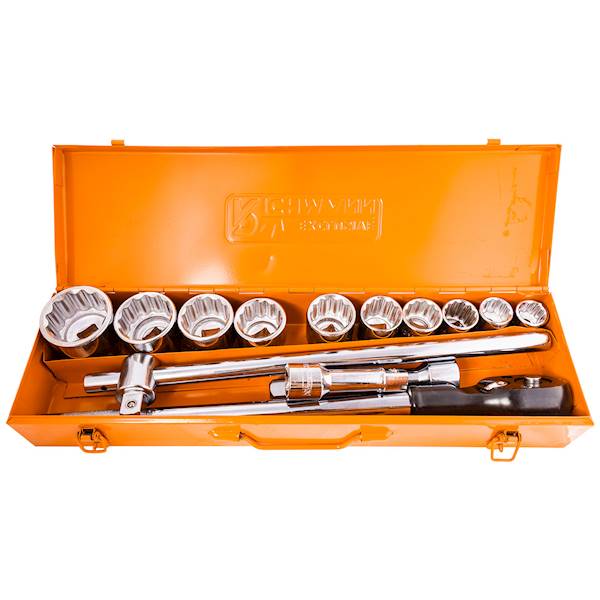 Kpl. 15cz. nasad 3/4" 22-50mm.12k. CORONA