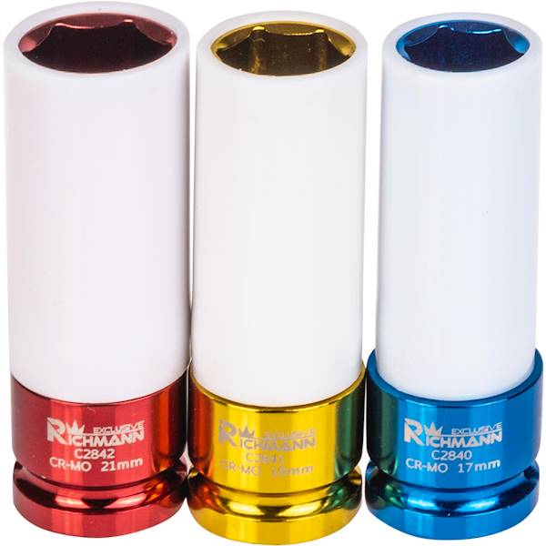 Kpl. nasadek do felg alum. 1/2"