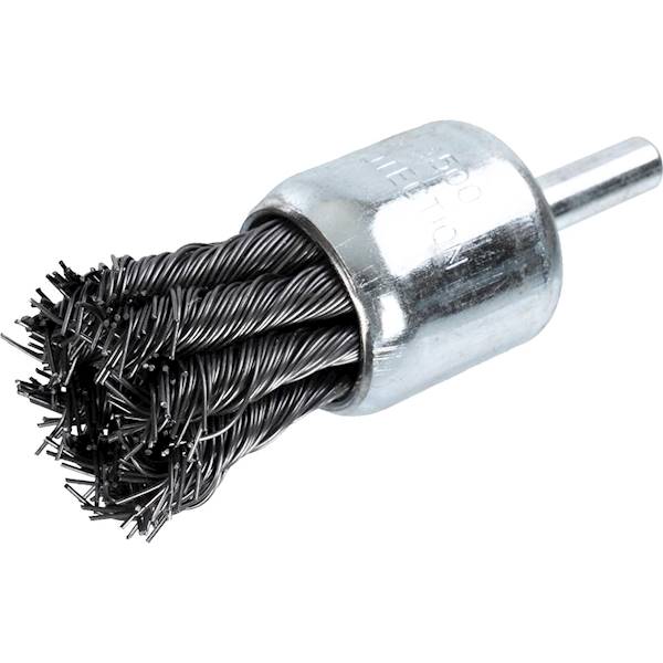 Szczotka do wiertarki pędzelkowa 25mm drut skręt.