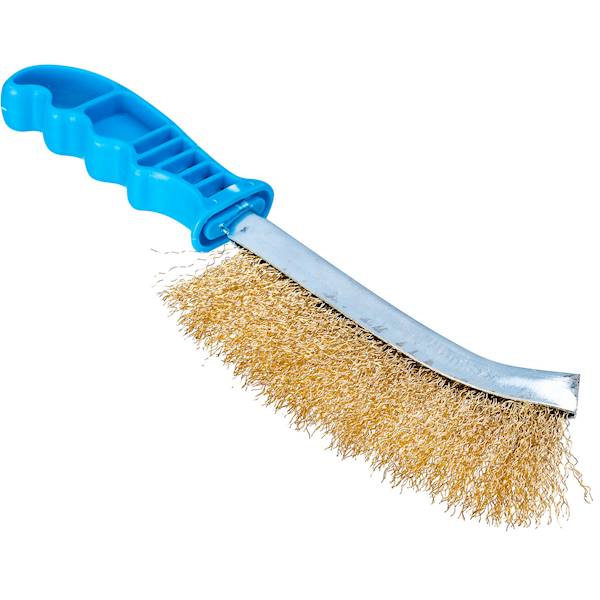 Szczotka druciana mosiądz 240mm