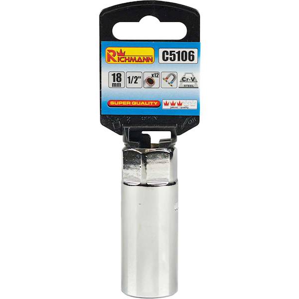 Nasadka do świec 12k. 18mm magnes