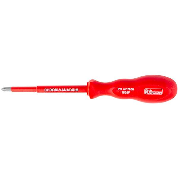 Wkrętak izolowany płaski 6x125