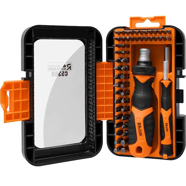 Wkrętak z grzechotką + bity 57cz.