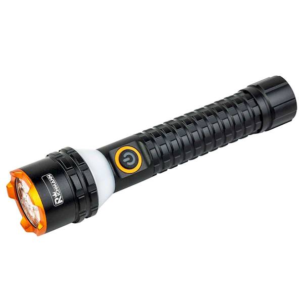 Latarka aluminiowa aku.6x1W LED +SMD LED 1000