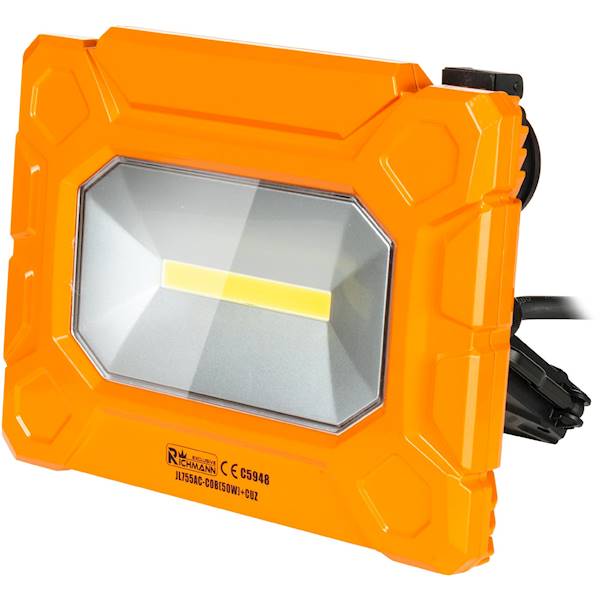 Lampa halogen 50W COB-LED 2xUSB 230V