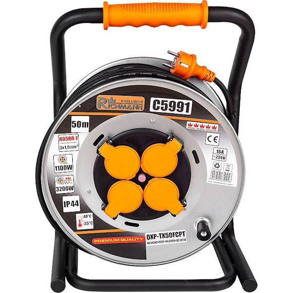 Przedłużacz budowlany bęben 20mm 3x2,5