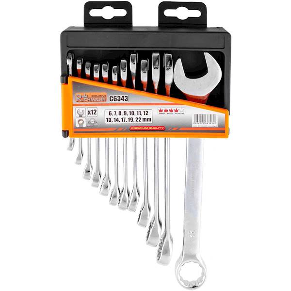 Klucze oczk-płaskie 12cz./6-22/CORONA