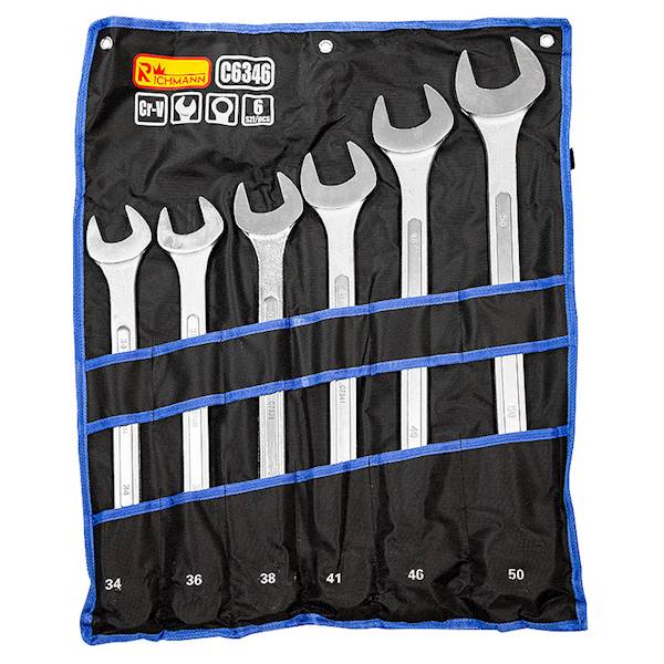 Klucze oczk-płaskie 6cz./34-50/CORONA