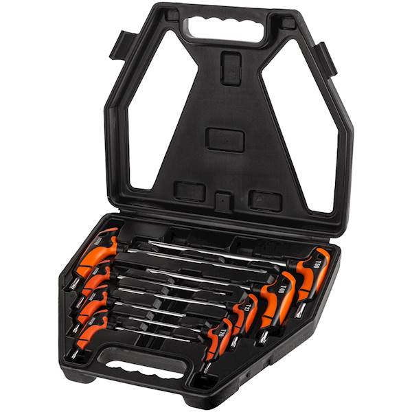 Klucze torxy uchyt T T15-T50 8cz.