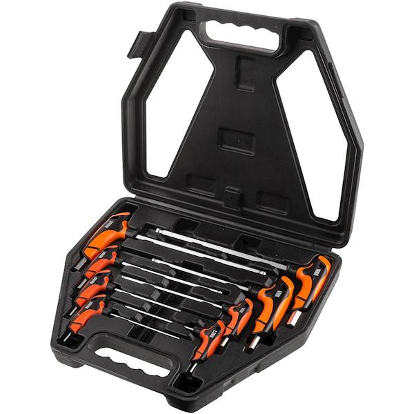 Klucze imbusowe uchwyt T 2-10mm 8cz.